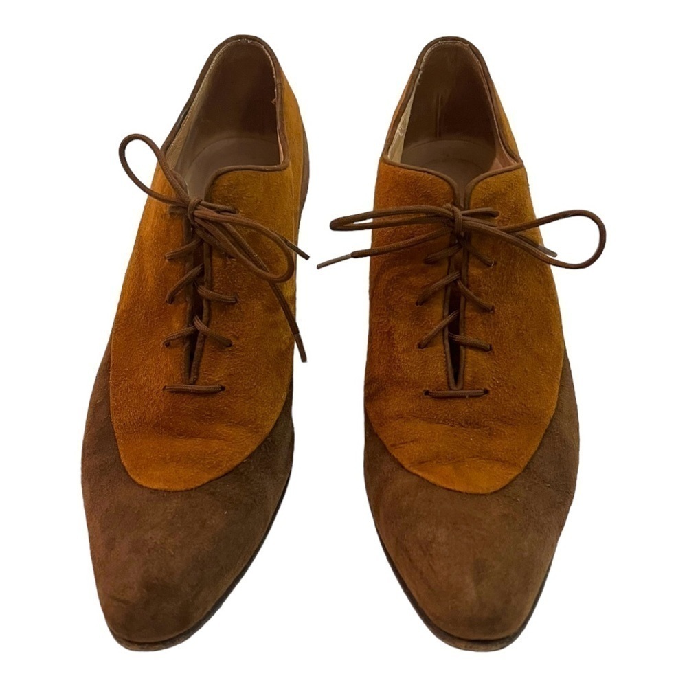 Guazzo Galo Vintage Suede Heel Shoes Size 7 5